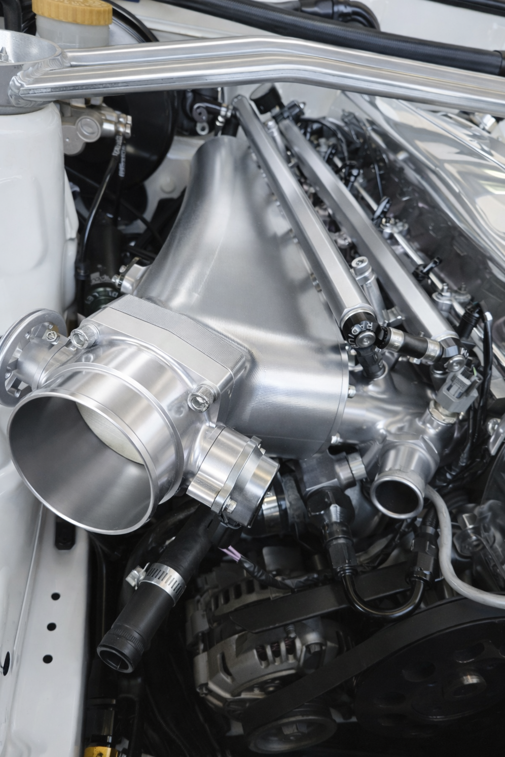 RB26 MAX Billet Intake Plenum (CABLE)